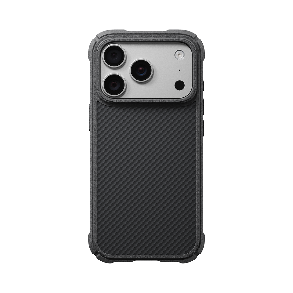 iPhone 18 Pro,600D Black/Grey (Twill),Cairn Case