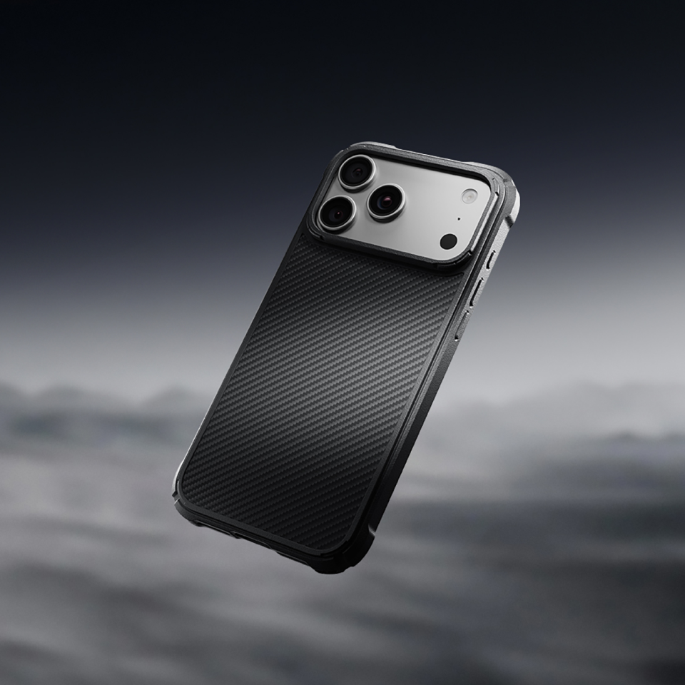 iPhone 18 Pro Max+iPhone 18 Pro,600D Black/Grey (Twill),Cairn Case