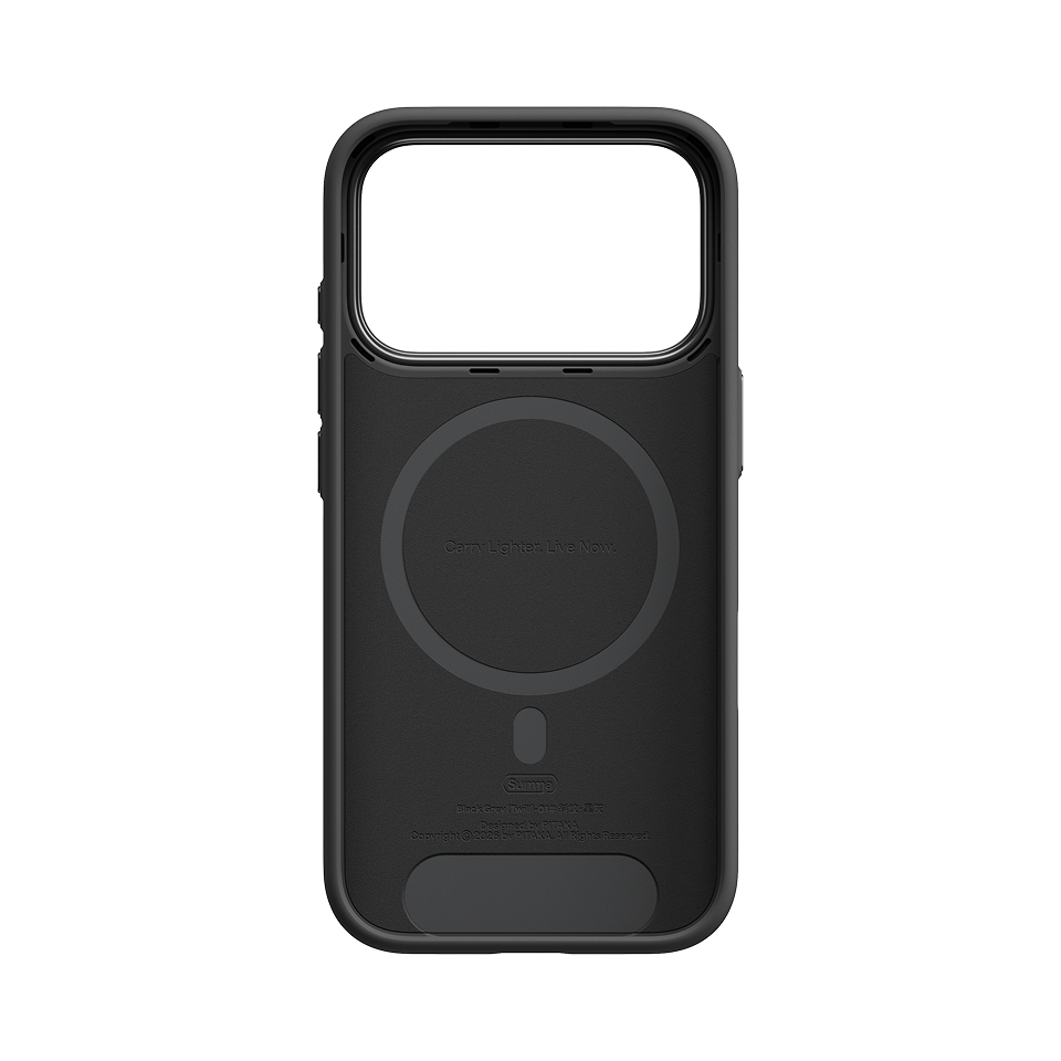 iPhone 18 Pro Max+iPhone 18 Pro,600D Black/Grey (Twill)