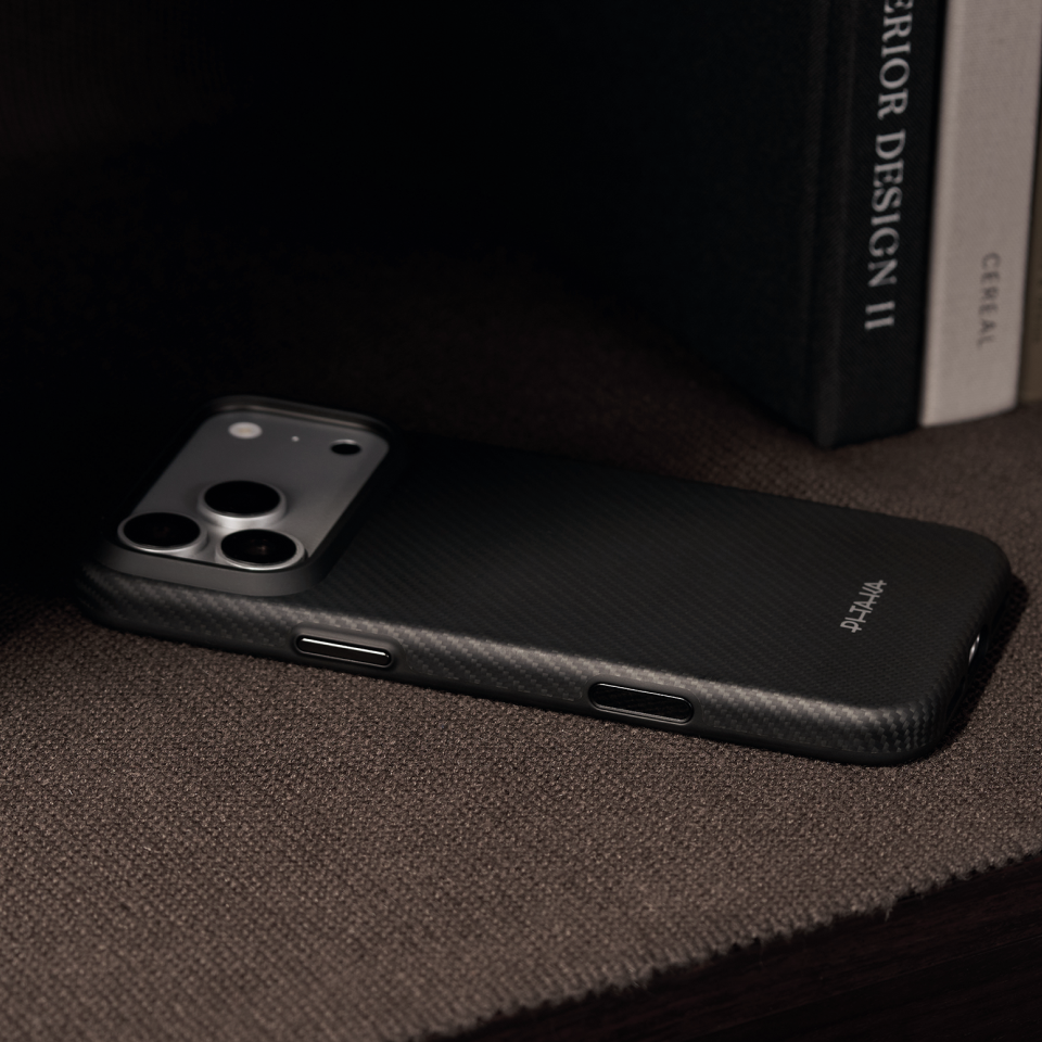 iPhone 18 Pro Max+iPhone 18 Pro,600D Black/Grey (Twill)