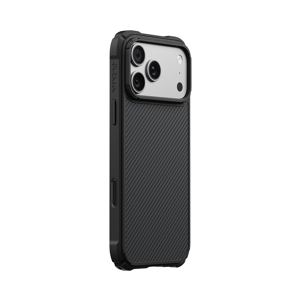 iPhone 18 Pro Max,600D Black/Grey (Twill),Cairn Case