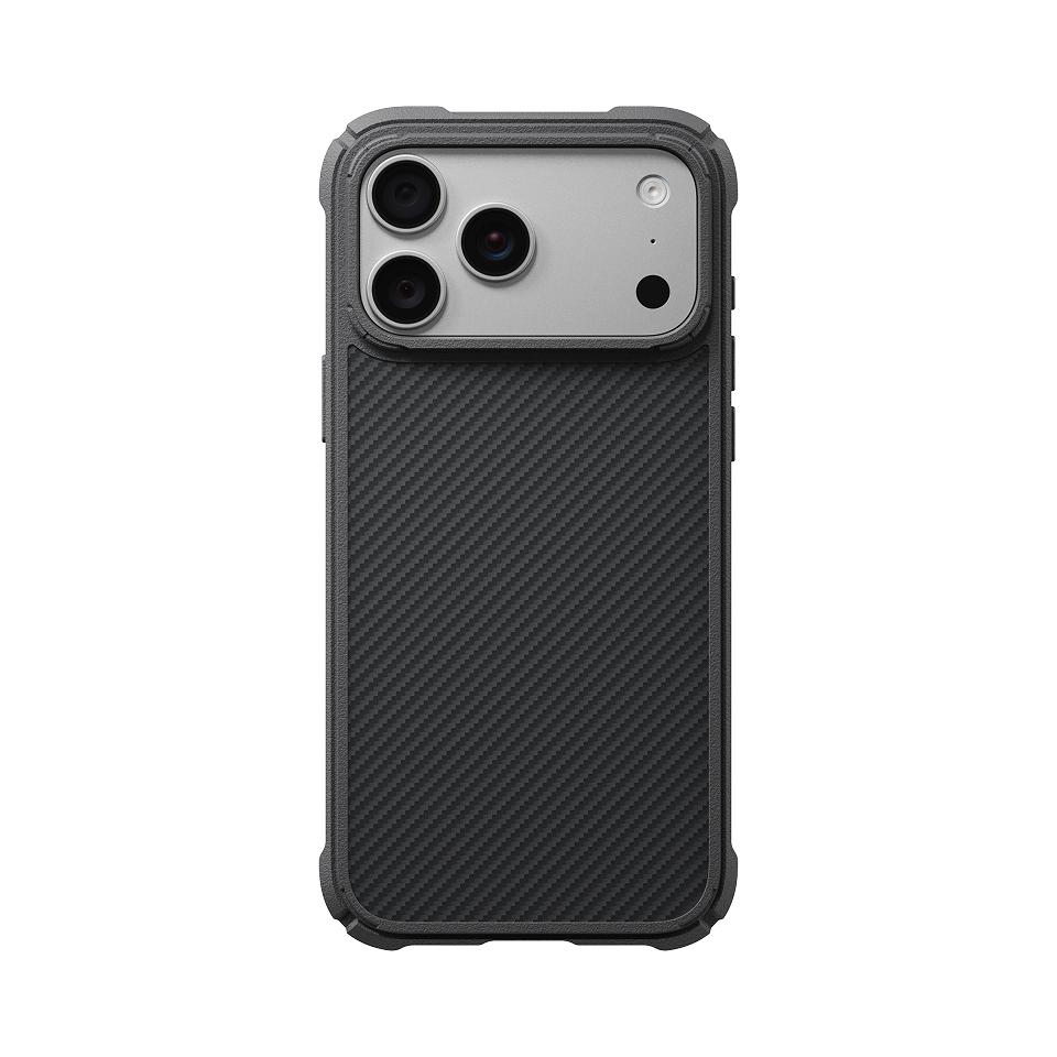 iPhone 18 Pro Max,600D Black/Grey (Twill),Cairn Case