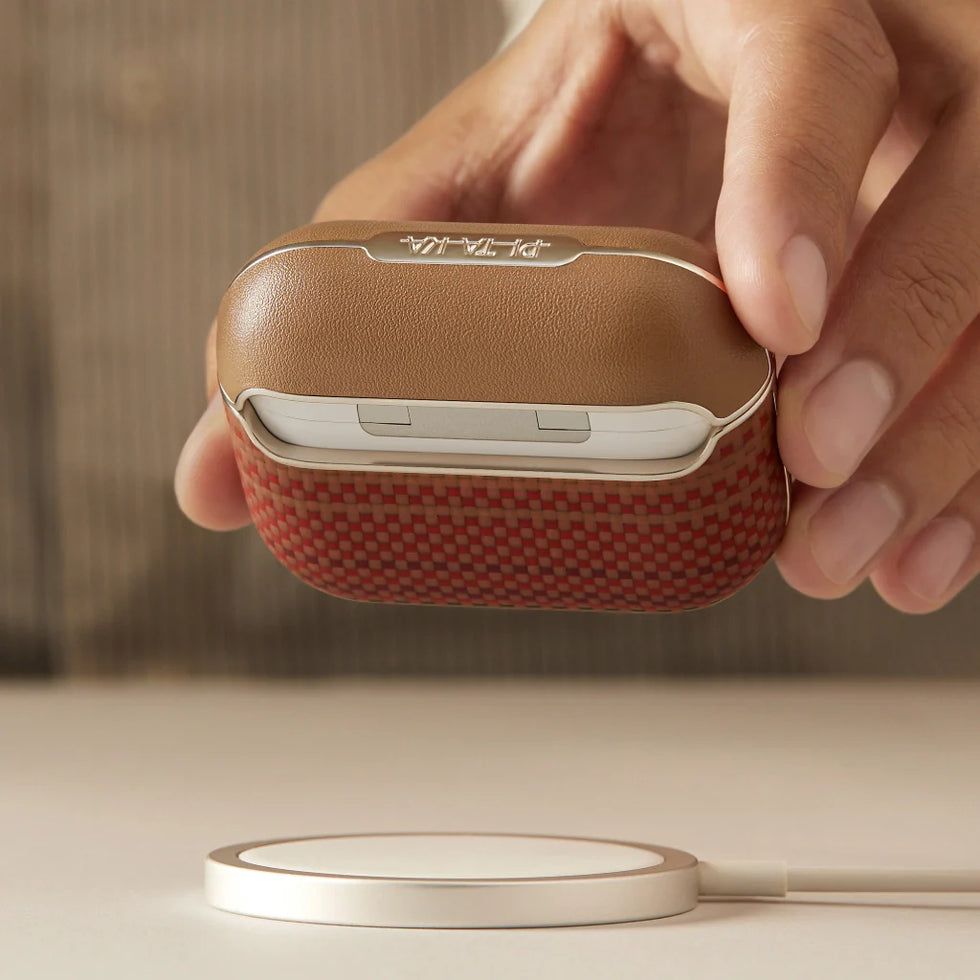 AirPods Pro 2+AirPods 4,Sunset+Moorise+1500D Black/Grey (Plain)