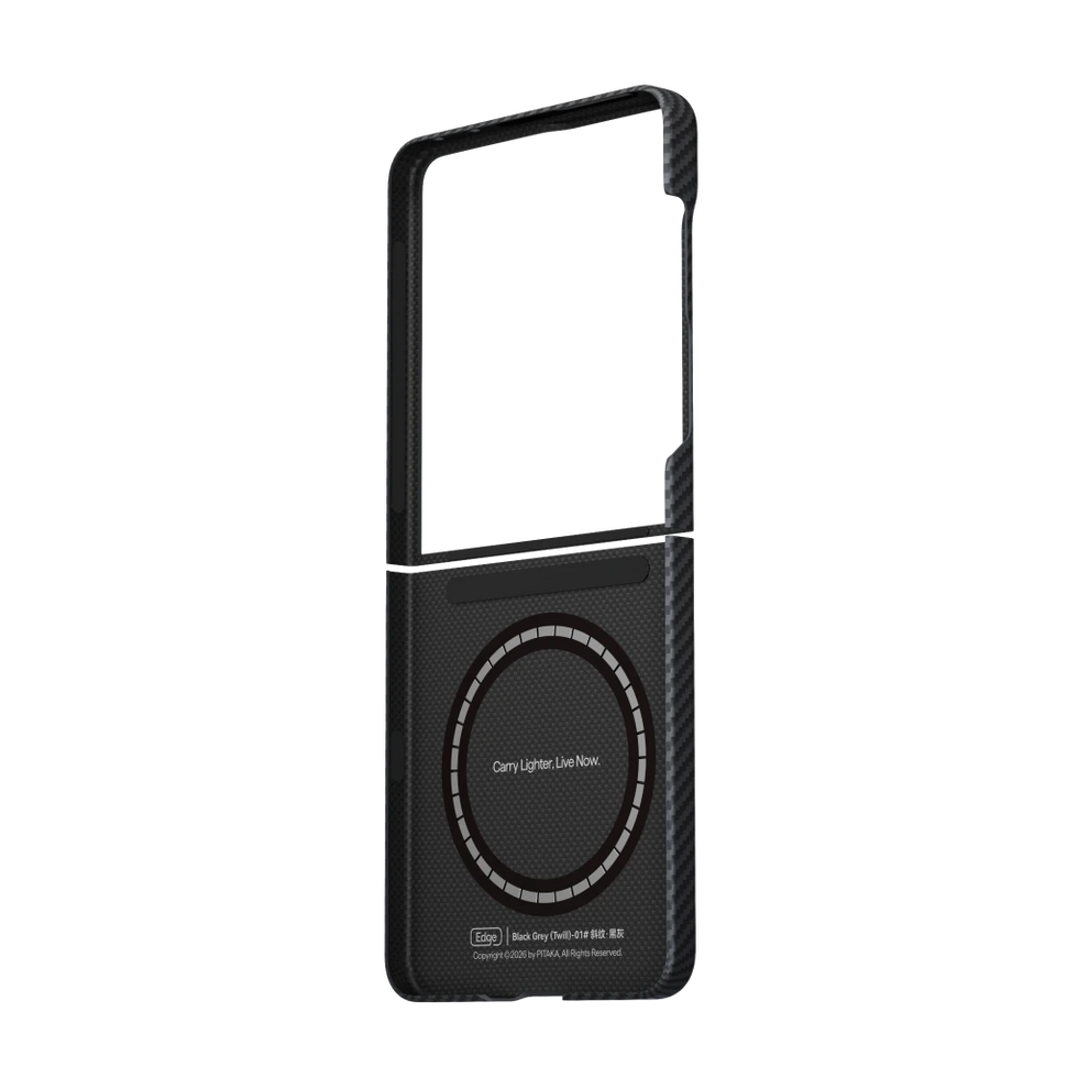 Samsung Galaxy Z Flip8,600D Black/Grey (Twill),Edge Case