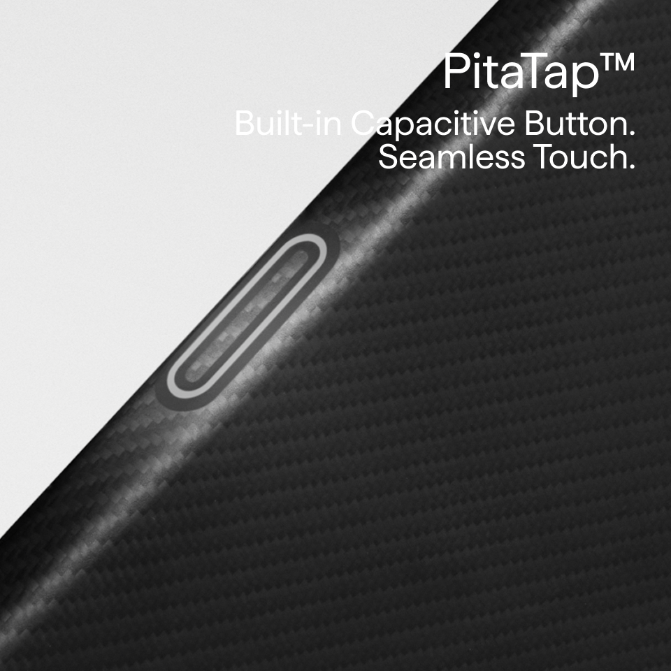 iPhone 18 Pro Max+iPhone 18 Pro,600D Black/Grey (Twill) (PitaTap™)