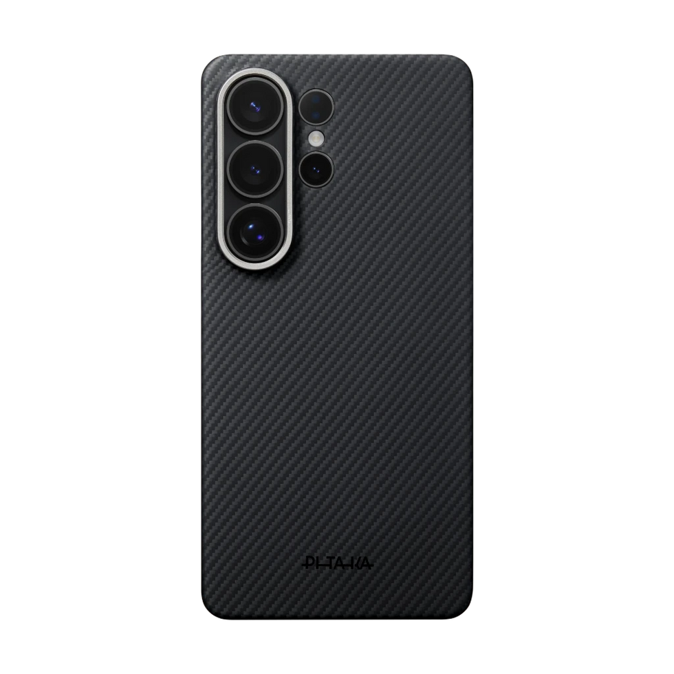 Samsung Galaxy S26 Ultra,600D Black/Grey (Twill) (Aaron Button),Edge Case