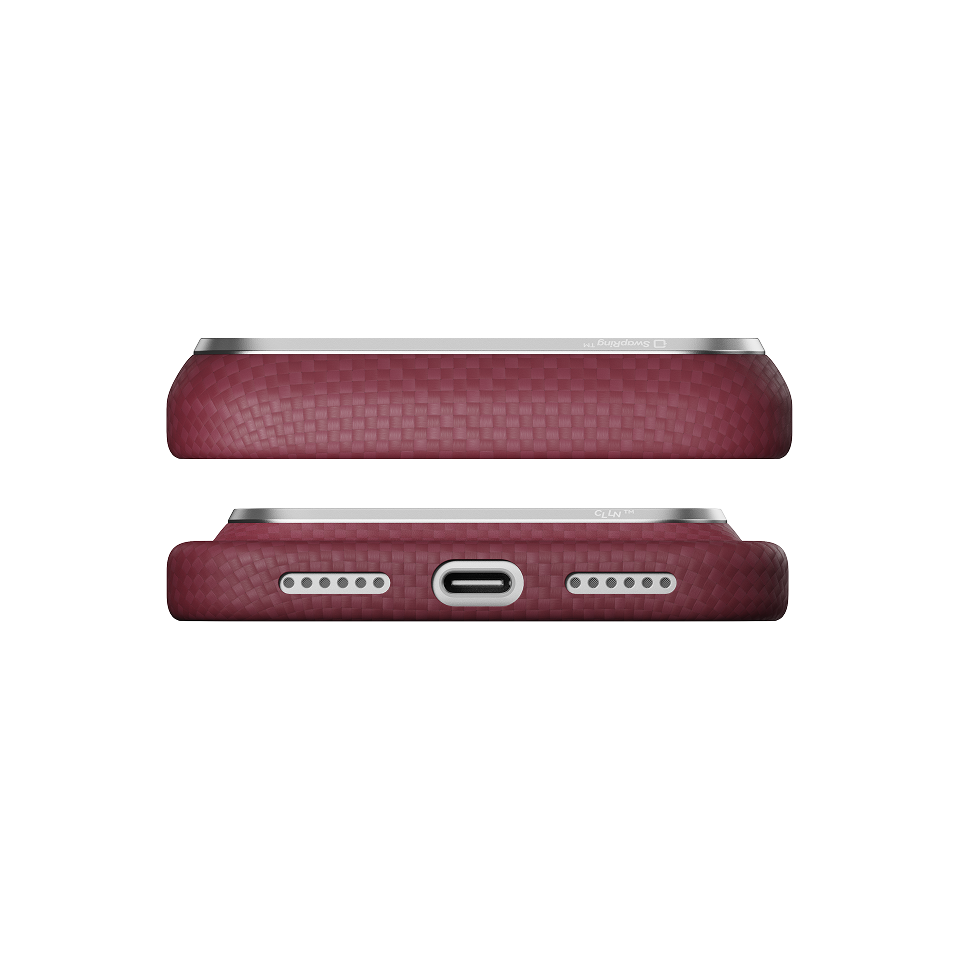 iPhone 18 Pro Max+iPhone 18 Pro,Burgundy (PitaTap™)