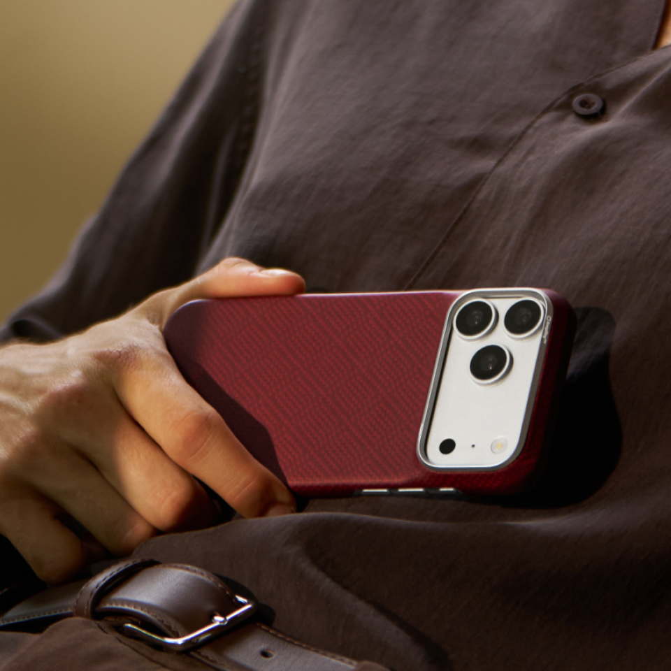 iPhone 18 Pro Max+iPhone 18 Pro,Burgundy (PitaTap™)
