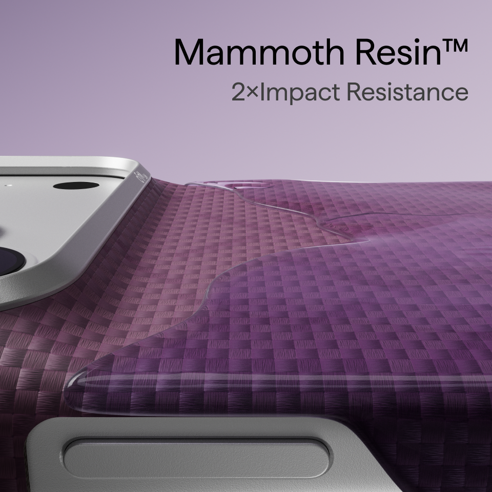 iPhone 18 Pro Max+iPhone 18 Pro,PTK Weaving - Charoite Purple (PitaTap™)