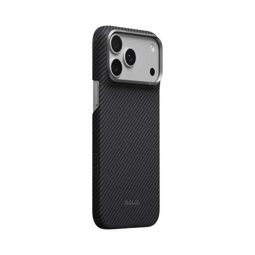 iPhone 18 Pro Max / 600D Black/Grey (Twill) (PitaTap™)