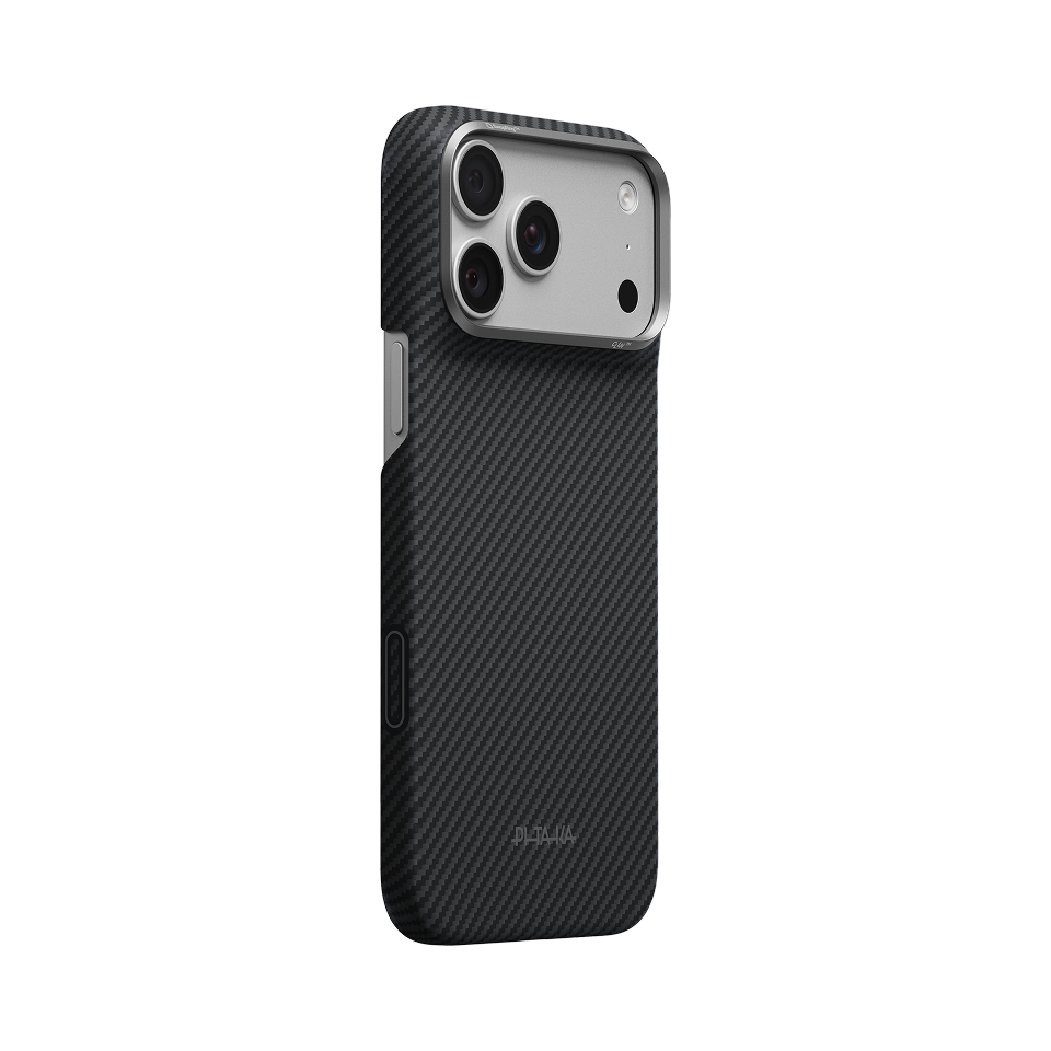 iPhone 18 Pro Max,600D Black/Grey (Twill) (PitaTap™)
