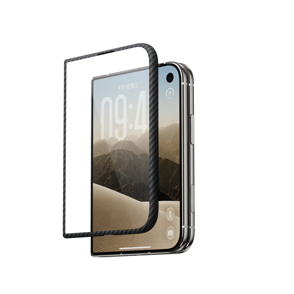 iPhone Duo,600D Black/Grey (Twill),Front Case With Glass