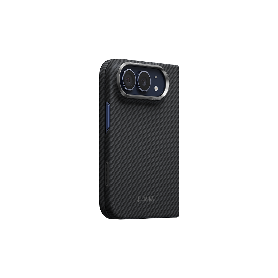 iPhone Duo,600D Black/Grey (Twill) (PitaTap™),Suite Case Without Hinge