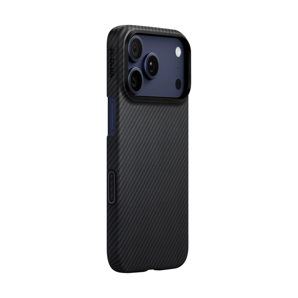 iPhone 17 Pro Max+iPhone 17 Pro,Black/Grey (PitaTap™),Ultra-Slim Case