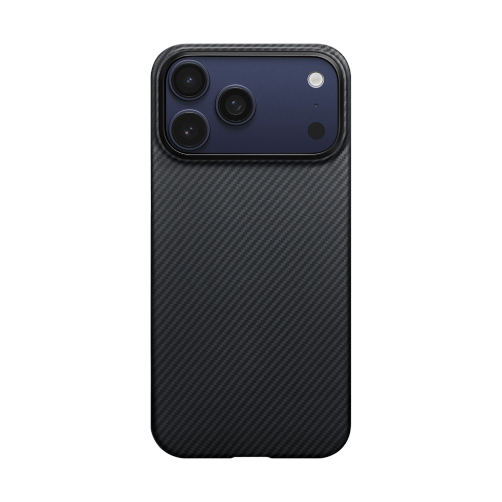 iPhone 17 Pro Max+iPhone 17 Pro,Black/Grey (PitaTap™),Ultra-Slim Case