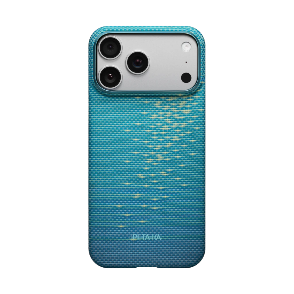 iPhone 17 Pro+iPhone 17 Pro Max,Lucid Blue (PitaTap™),Ultra-Slim Case