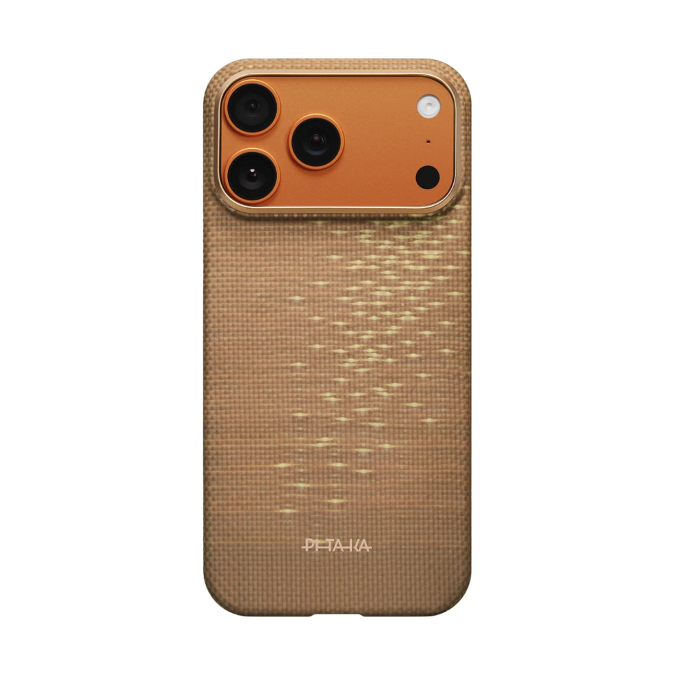 iPhone 17 Pro+iPhone 17 Pro Max,Golden Glint (PitaTap™),Ultra-Slim Case