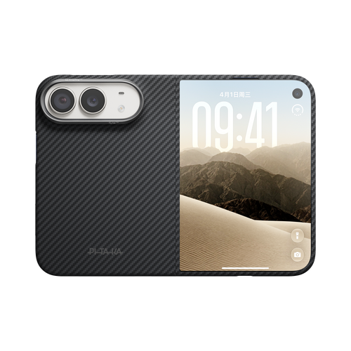 iPhone Duo / Suite Case Without Hinge / 600D Black/Grey (Twill) (PitaTap™)