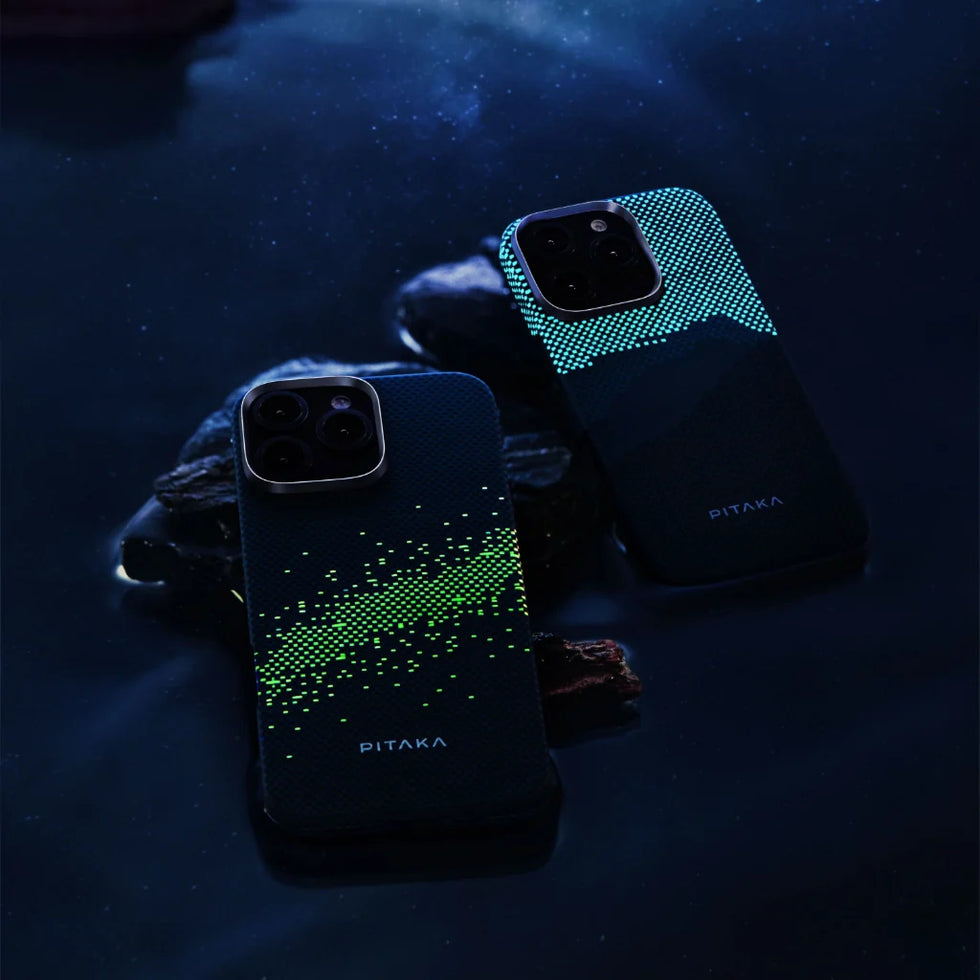 iPhone 16 Pro Max+iPhone 16 Pro+iPhone 15 Pro Max+iPhone 15 Pro,OVER THE HORIZON+MILKY WAY GALAXY,Tactile Woven Case (Lumintex™ Edition)