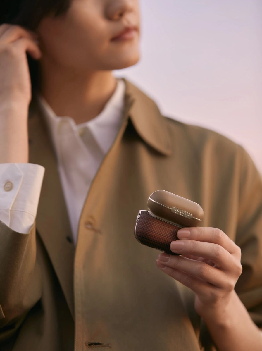 حافظة من ألياف الأراميد لـ AirPods Pro 3 / AirPods Pro 2 / AirPods Pro / AirPods 4