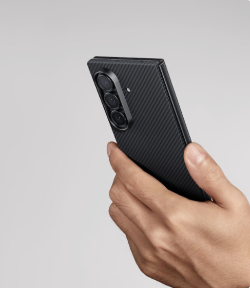 غطاء هاتف من ألياف الأراميد لهاتفي Samsung Galaxy Z Fold / Flip7