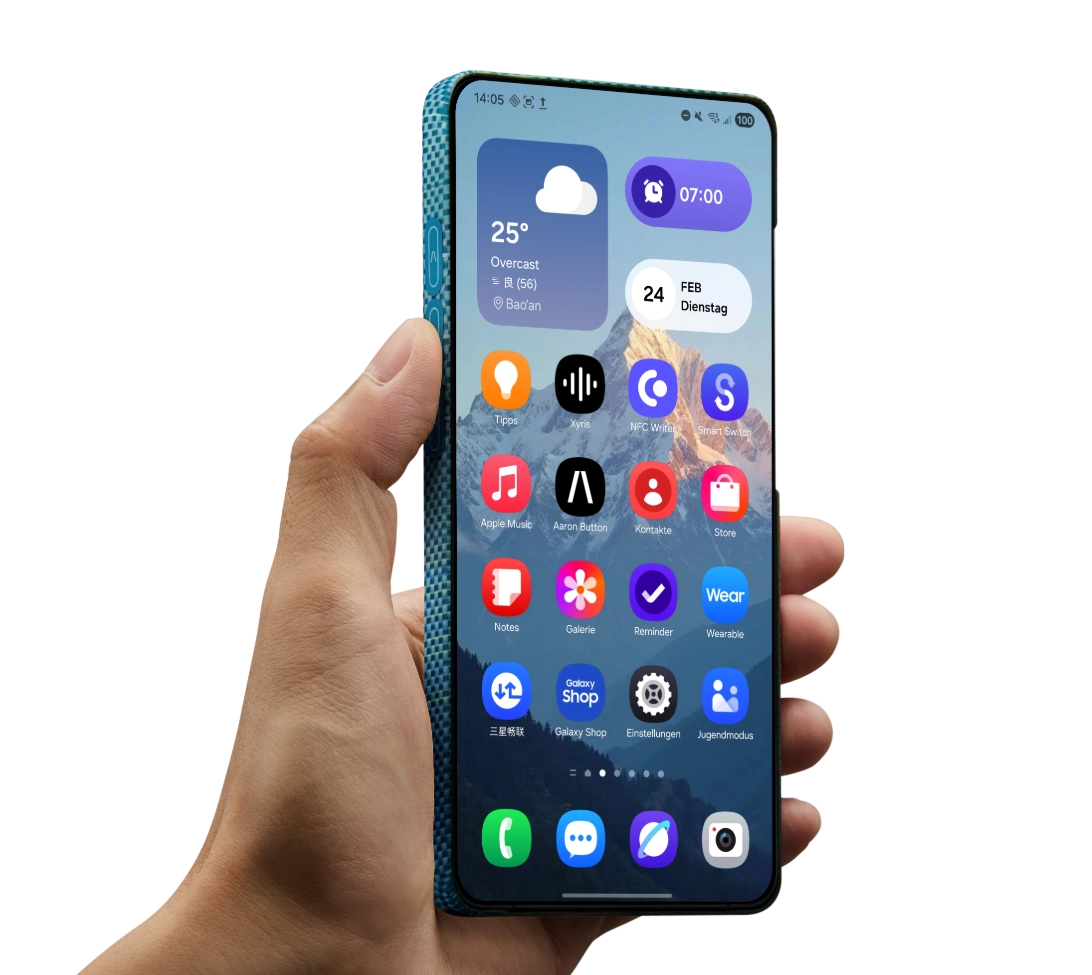 جراب بلمسات ذهبية نحيف للغاية لهواتف iPhone 17