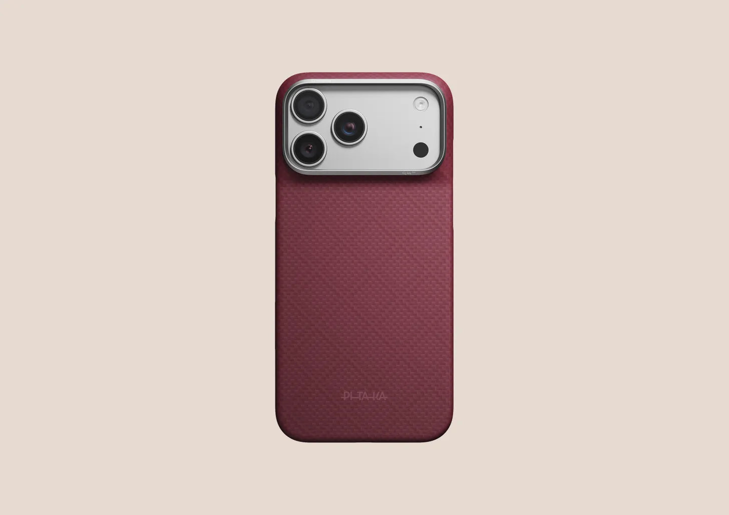 Burgundy Argyle Edge Case