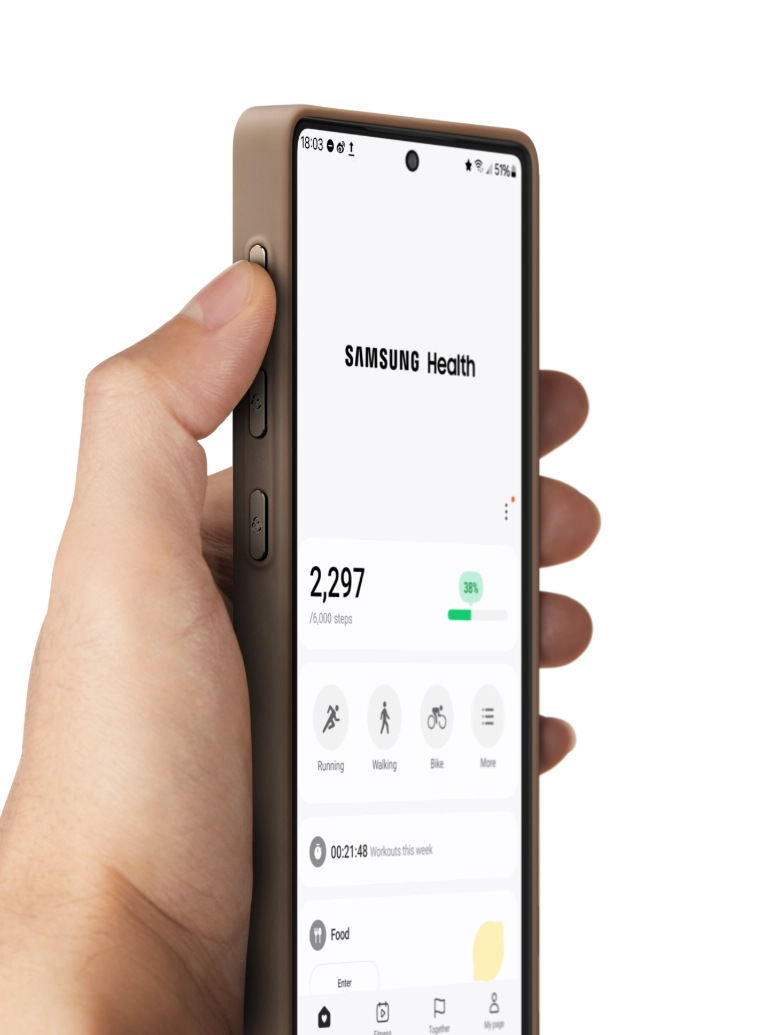 غطاء PinButton لهاتفي Samsung Galaxy S25 / S24 Ultra